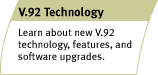 learn about v.92 modem technology